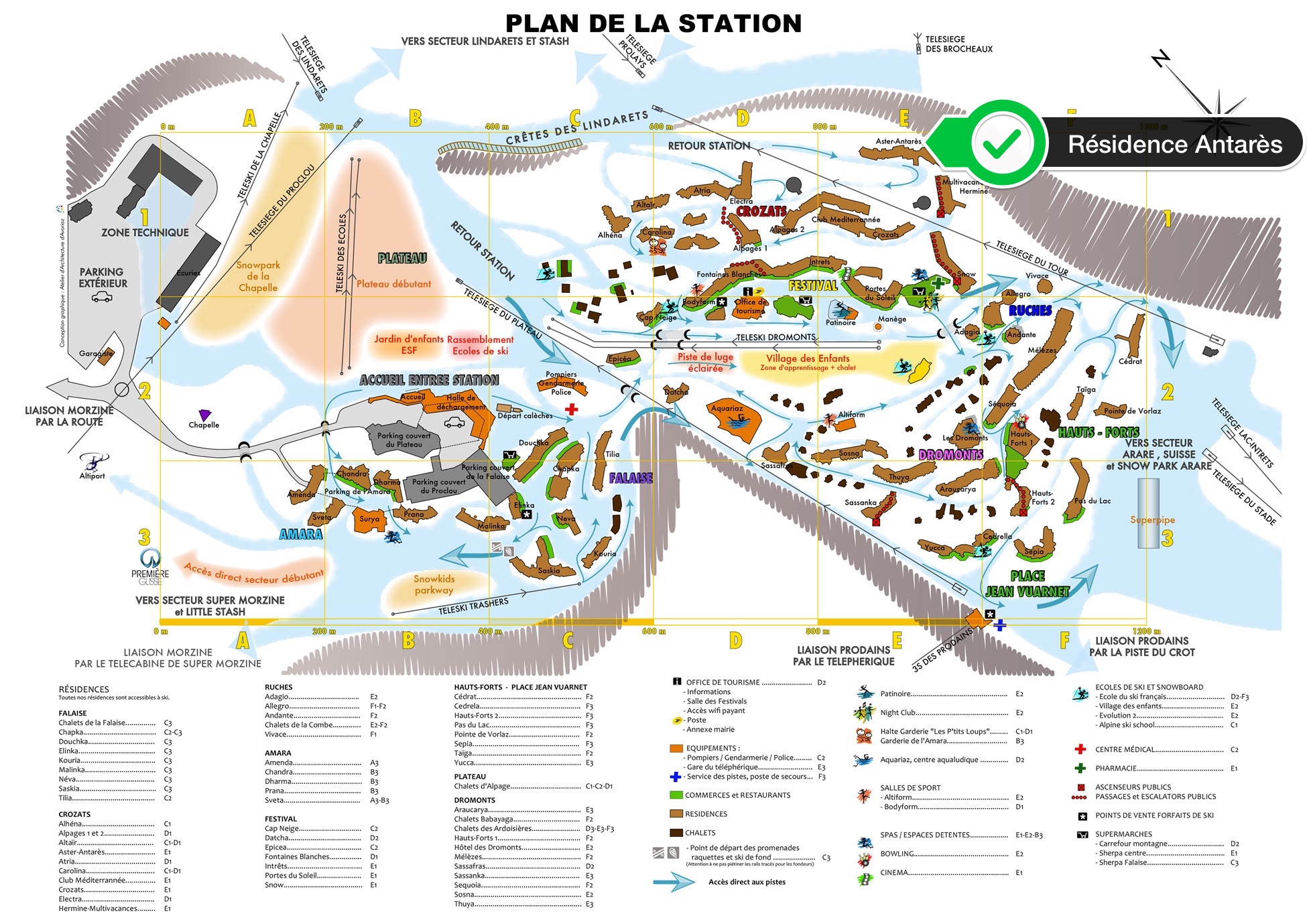 Plan de la station